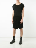 asymmetric sweatshorts