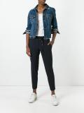 tailored cropped trousers