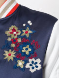 floral embroidery bomber jacket 
