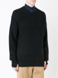 mohair crew neck jumper