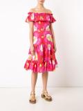 floral print flared dress