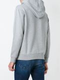 logo print hoodie