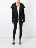 flapped neck jacket