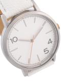 silver toned dial watch 
