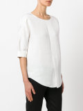 collarless shirt
