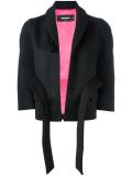 tied waist detail blazer