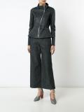 off-centre zip jacket