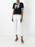 bow knitted T-shirt 