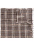 checked scarf