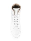 hi-top lace-up sneakers