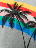 printed palm trees sweatshirt 