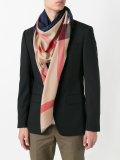 checked scarf