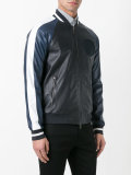 logo patch bomber jacket 