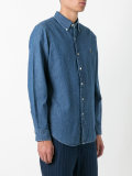 button-down denim shirt