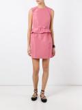 ruffled waistband dress