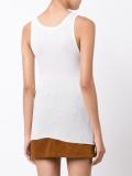 ribbed long tank top