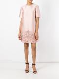 embroidered hem dress