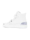 double strap hi-top sneakers