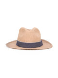 bowler hat with decorative trim