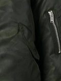 camouflage print army bomber jacket
