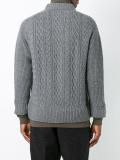 layered effect cardigan
