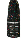 printed maxi skirt 