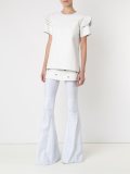 ruffled blouse