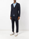 waffle knit blazer