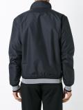 contrast trim bomber jacket