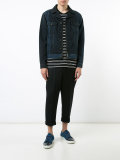 paneled denim jacket
