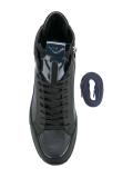 lace up hi-top sneakers