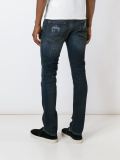ripped detail skinny jeans