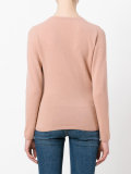 cashmere V-neck jumper