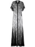 sheer lace evening gown