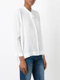 collarless shirt
