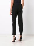 slim-fit cropped tailored trousers