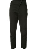 asymmetric button trousers