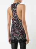 sequinned tank top