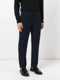 textured stripe trousers 
