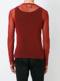 sheer longsleeved top