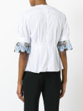 lace trim blouse