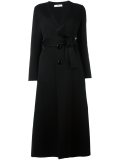 single breasted belted coat  