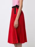 'Pleated Wrap' skirt
