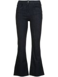 cropped flared jeans