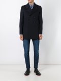 double breasted peacoat