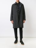 striped trench coat 