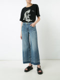 bird print T-shirt 