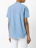 collarless shirt 