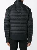 logo patch padded jacket