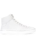 Argyle hi-top sneakers